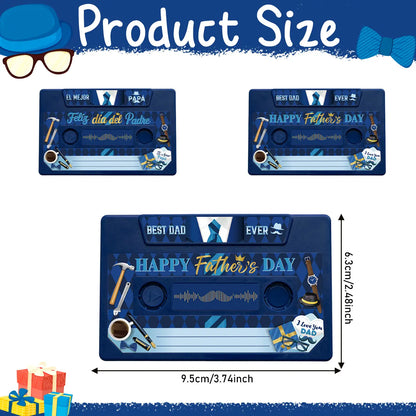 Father'S Day Party Favors: Voice-Recording Greeting Card (300 Seconds) – Class of 2026 Custom Voice Guestbook for Congratulations, Funny, Happy Anniversary Gift