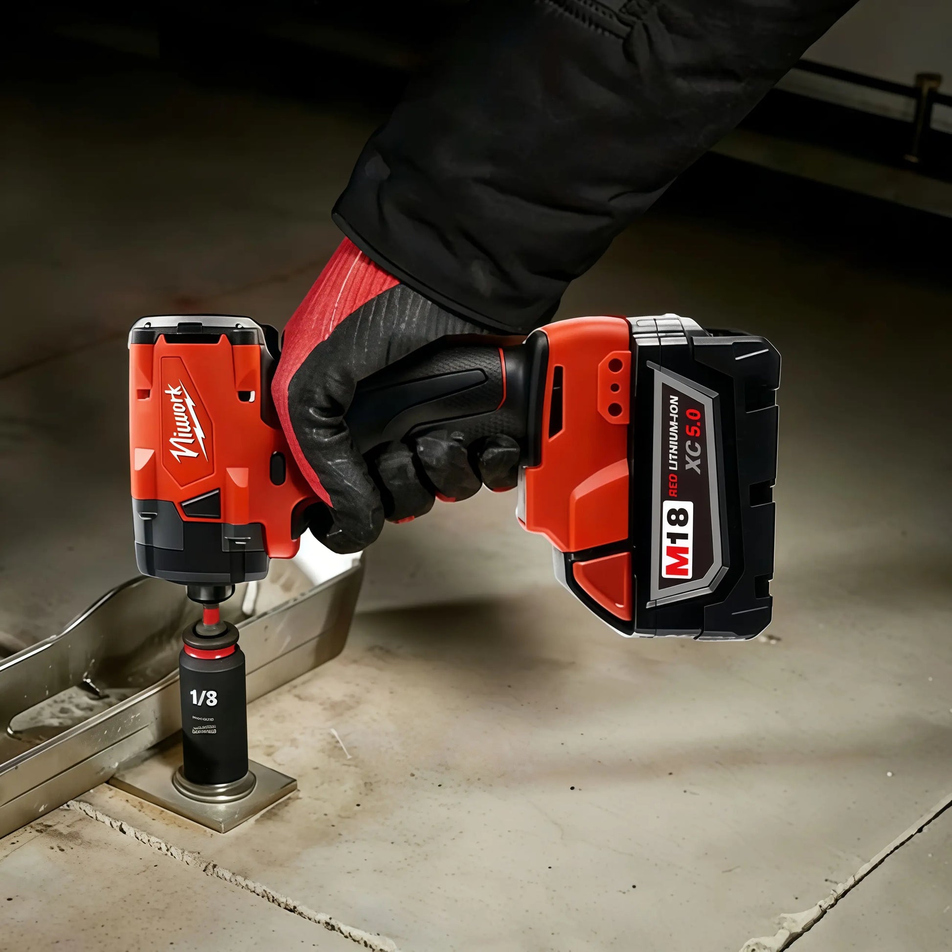Niuwork 1/2" 350N·M Brushless Cordless Impact Wrench, M18 Battery Compatible – Ideal for Home DIY & Light Repairs Outdoorfun