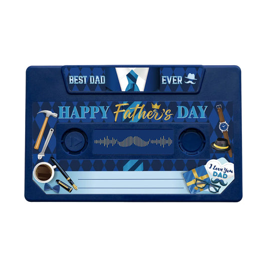 Father'S Day Party Favors: Voice-Recording Greeting Card (300 Seconds) – Class of 2026 Custom Voice Guestbook for Congratulations, Funny, Happy Anniversary Gift